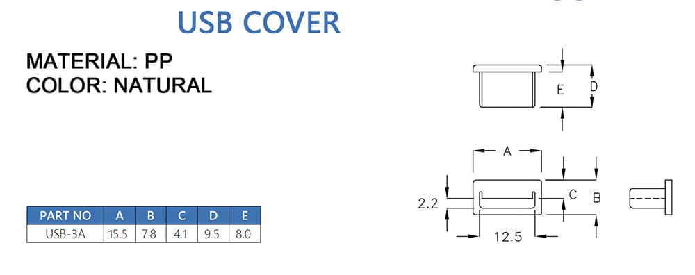 Plug box USB-3A-1